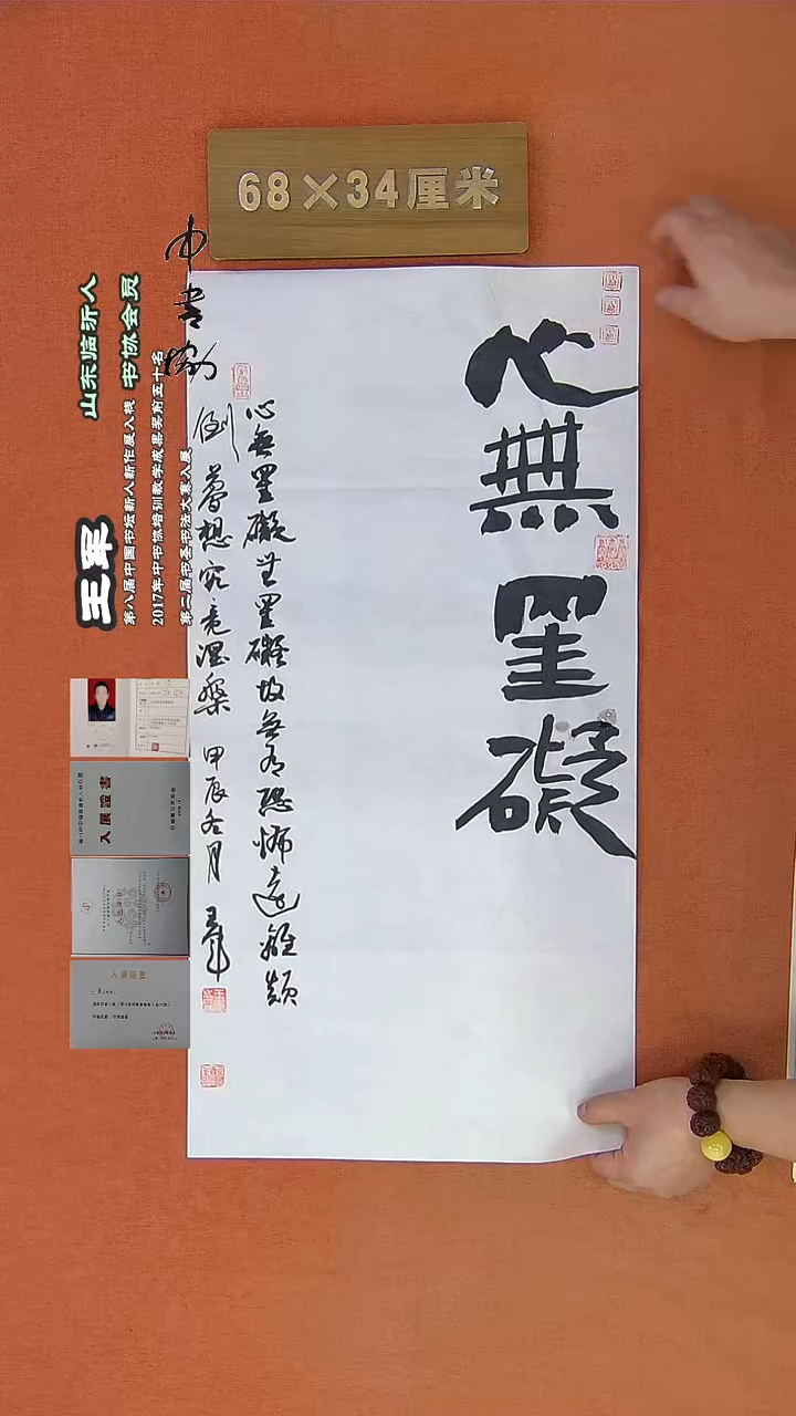 【闪购商品】书法876a王军书法作品