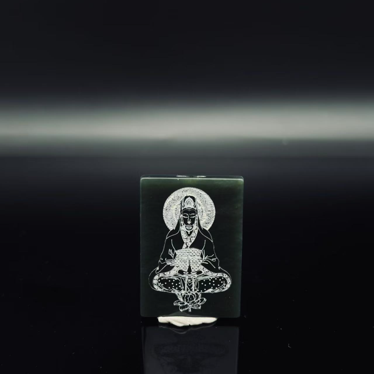 和田玉观音吊坠1341