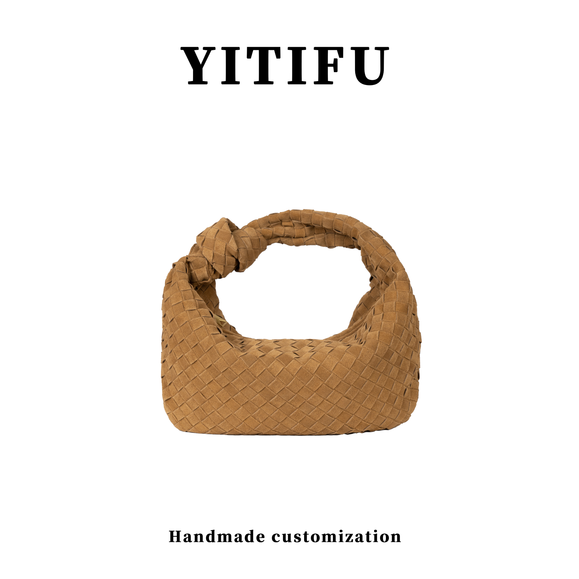 2025新款j0die编织女包打结圆形腋下弧形手提包高级大容量