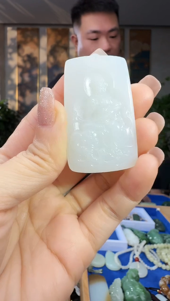 未镶嵌和田玉挂件拍一发一