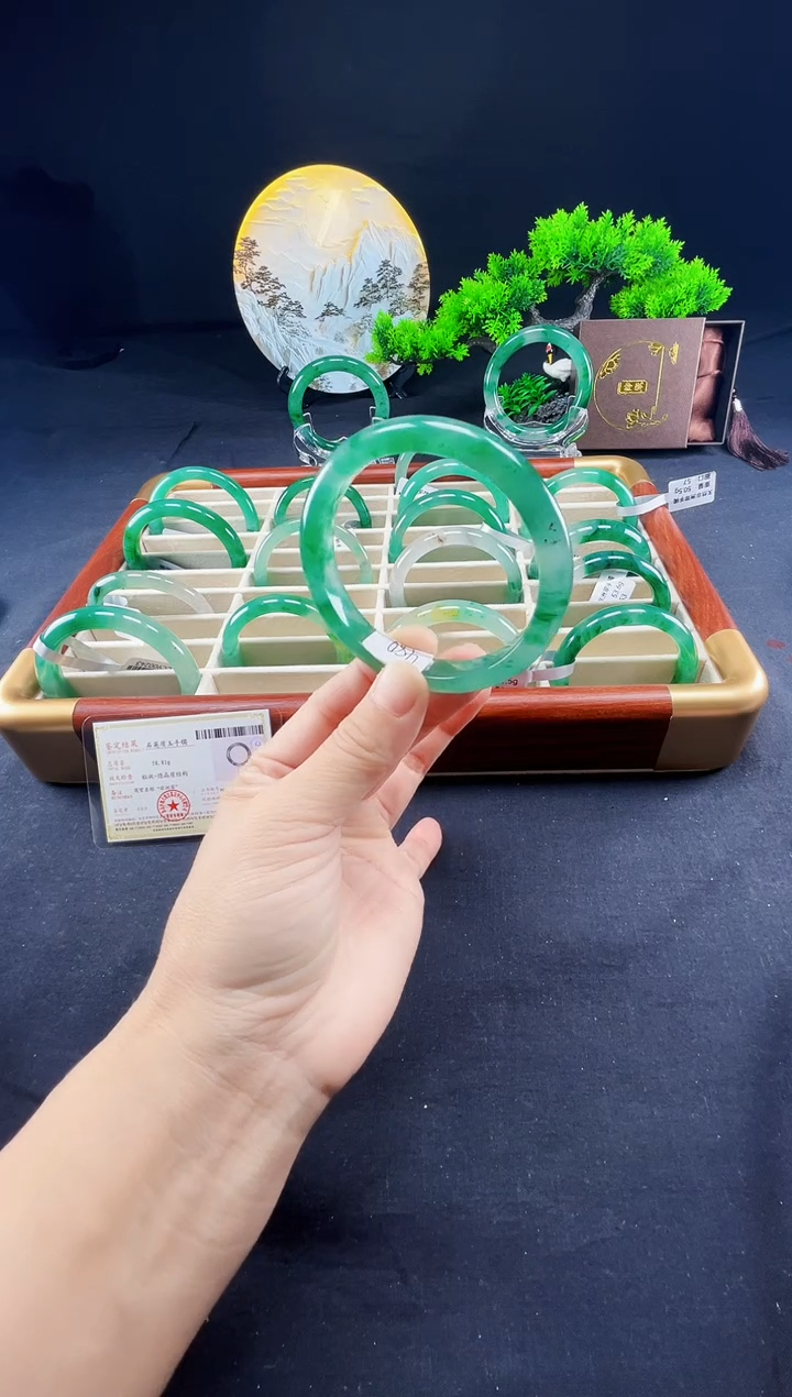 未镶嵌手镯石英质玉（非洲翠）真品上等纯天然非洲翠玉手镯石英质玉