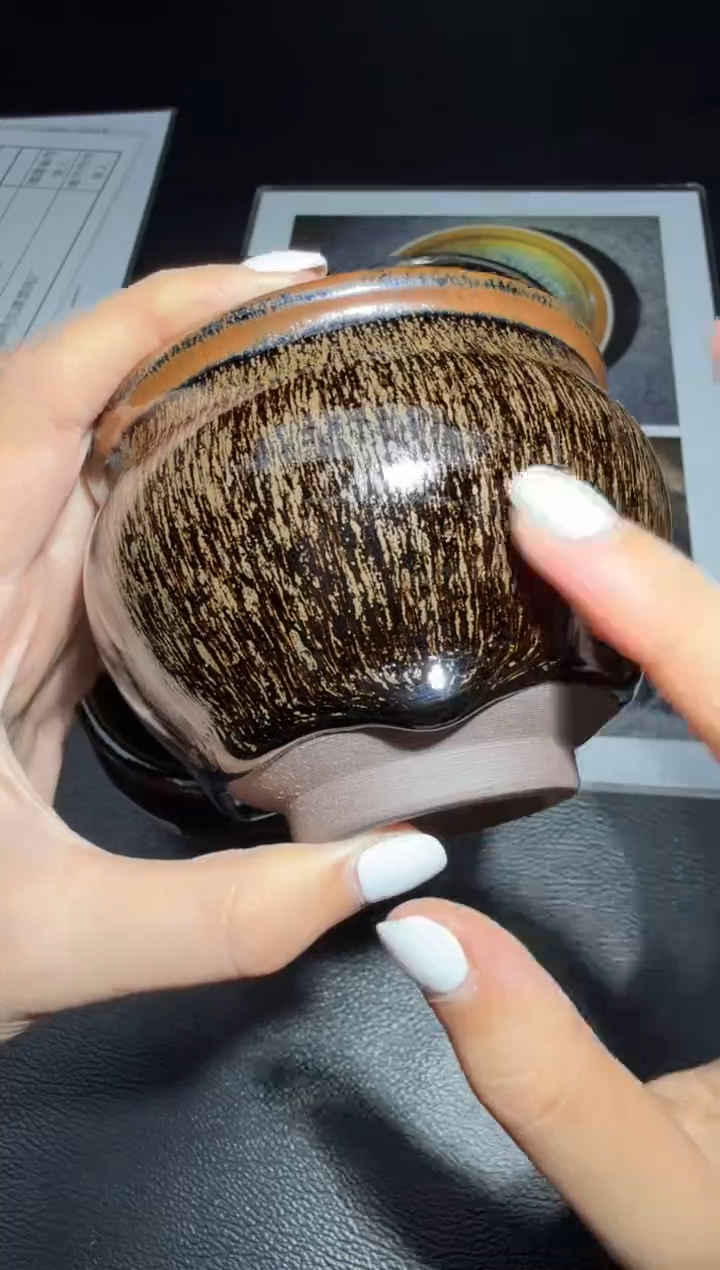 茶盏叶礼忠野兔毫17