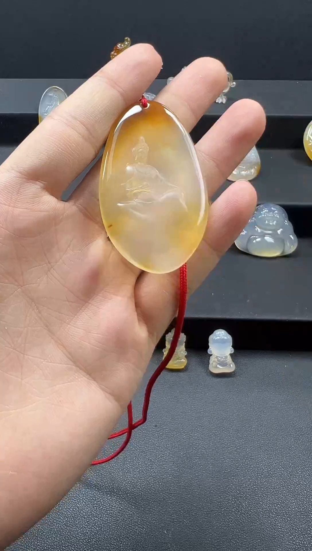玛瑙/玉髓颈饰未镶嵌天然珠宝 一物一证