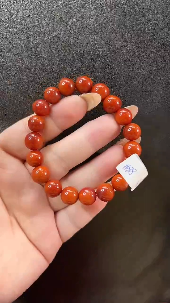 手链未镶嵌南红玛瑙手串