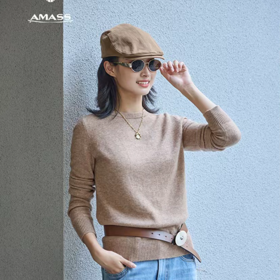 AMASS/阿玛施「 秋日札记」“被慵懒的秋日氛围包裹”的针织538071