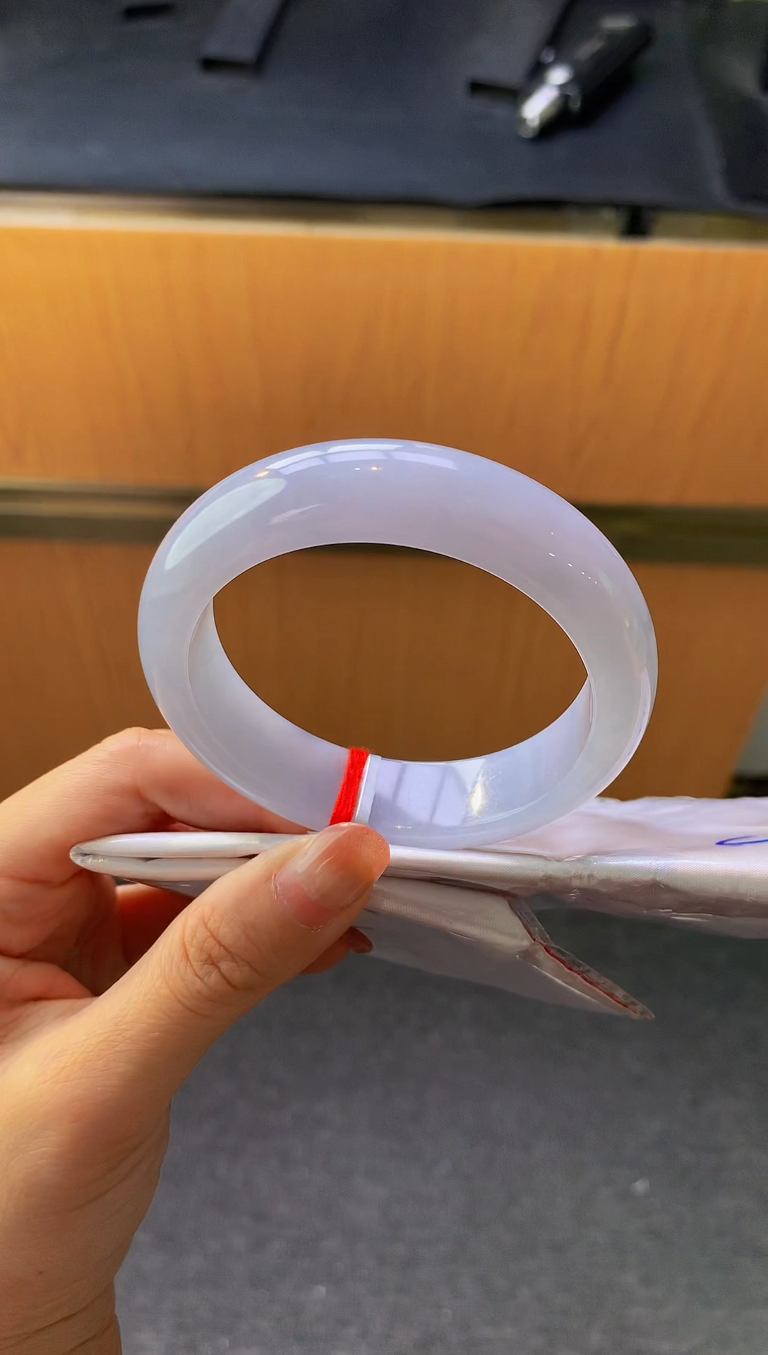 未镶嵌手镯翡翠- C533圈口 55