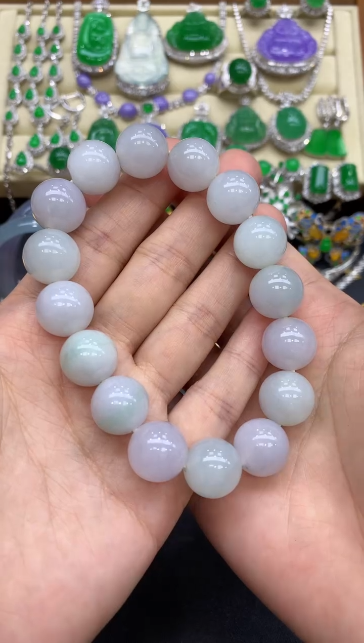 未镶嵌手串翡翠76-中国好珍宝