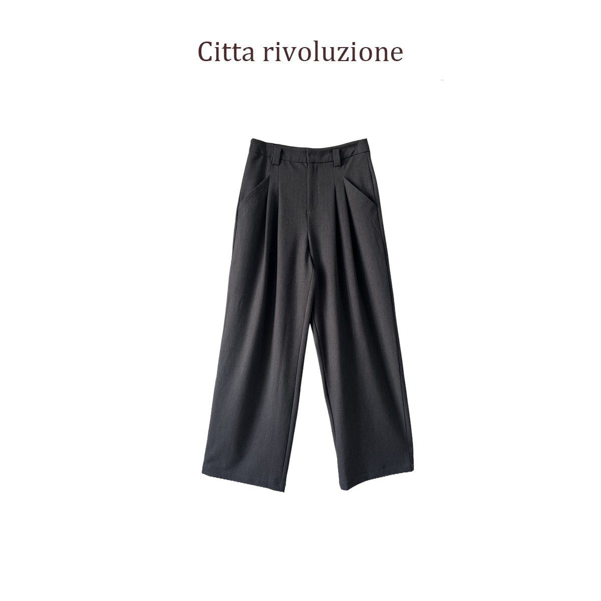 外贸单纯尾| 宽松阔腿垂感西装裤  113号