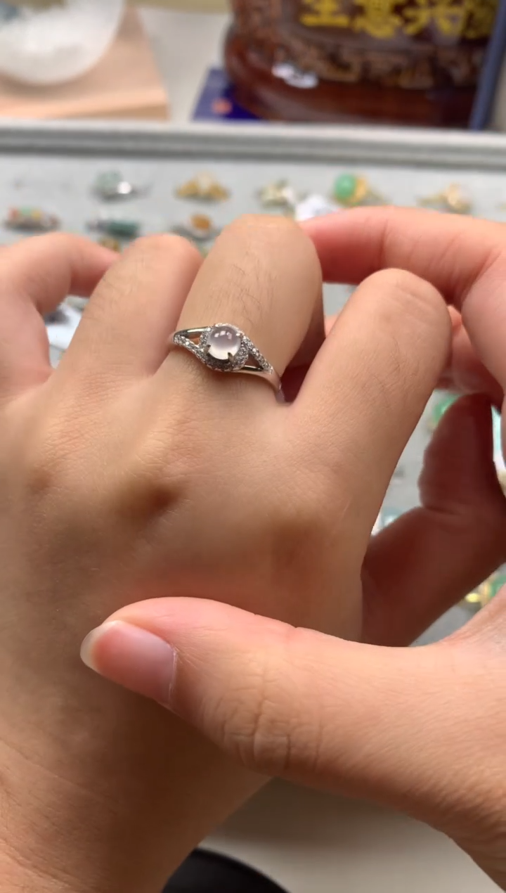 银S925镶嵌戒指翡翠15