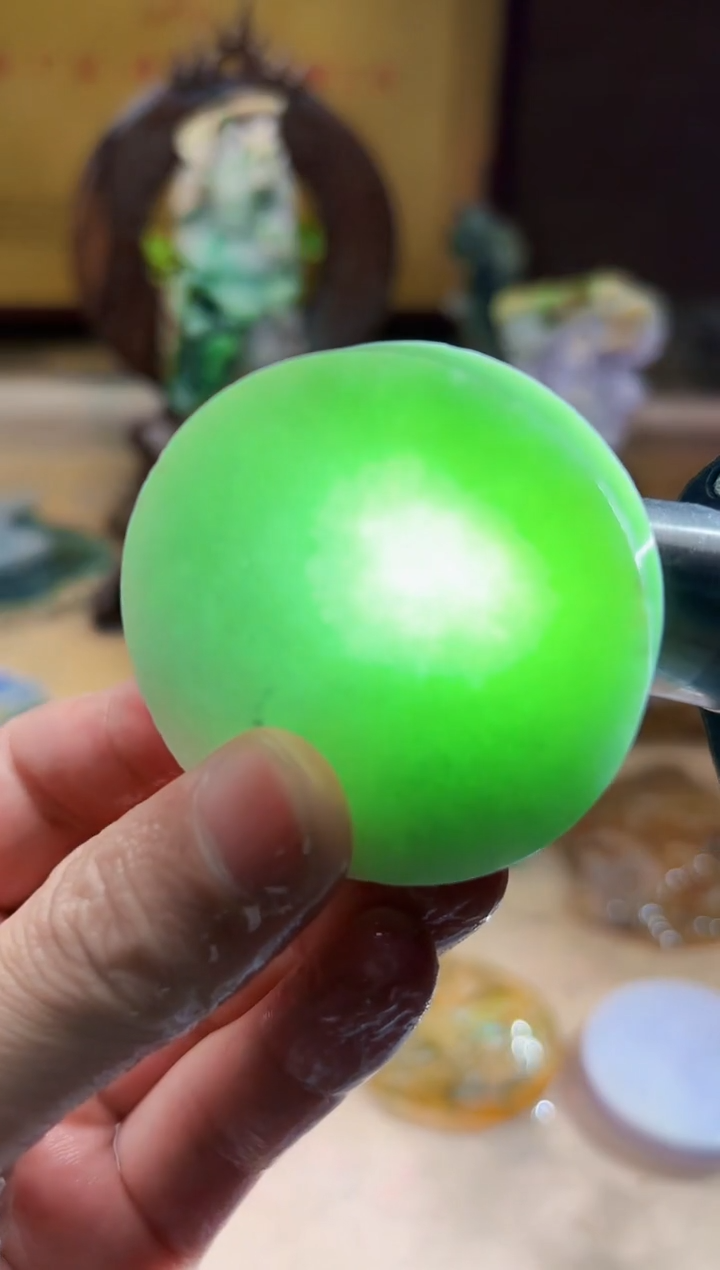 翡翠挂件未镶嵌A货张麦3096