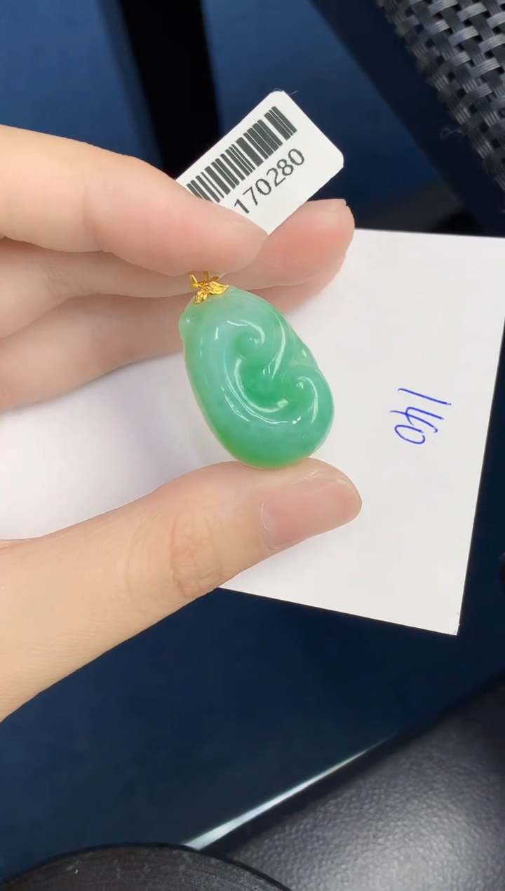 【闪购商品】翡翠18K金镶嵌颈饰000000000