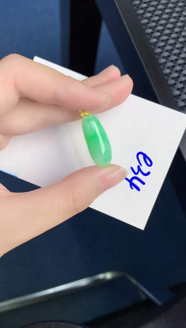 【闪购商品】翡翠颈饰18K金镶嵌000000000