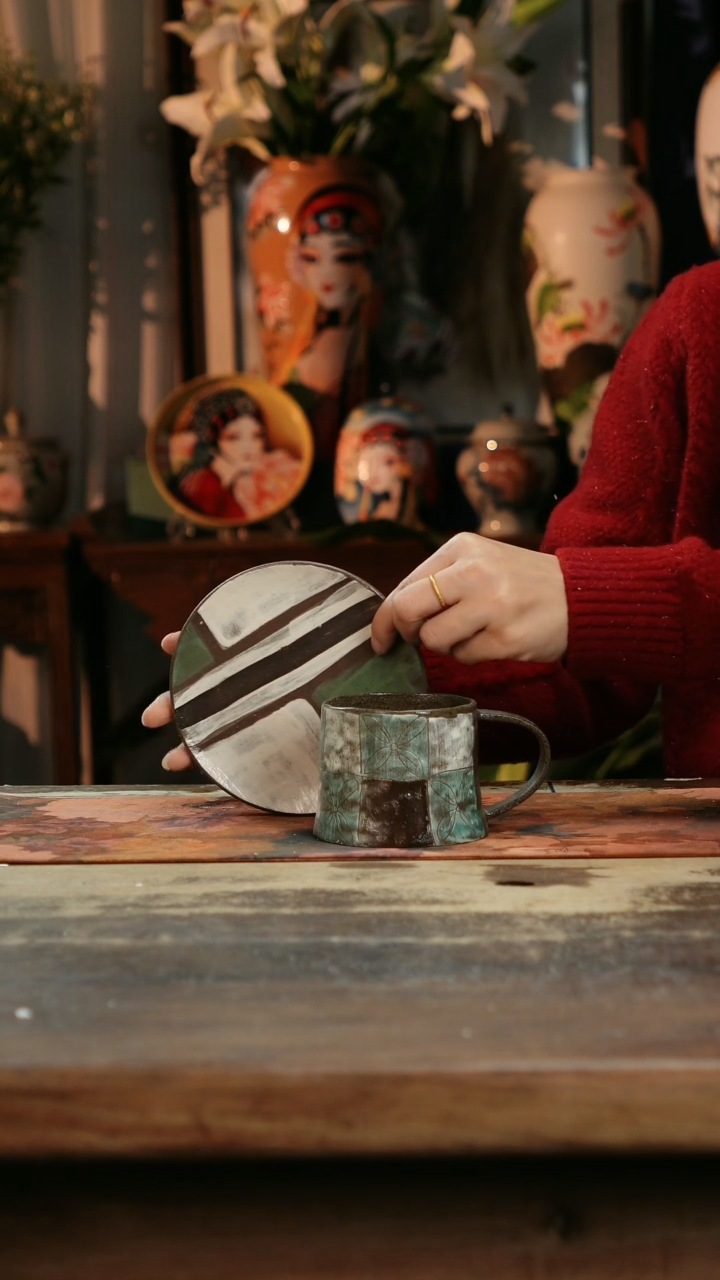 【闪购商品】瓷片景德镇纯手工釉下彩精品餐具