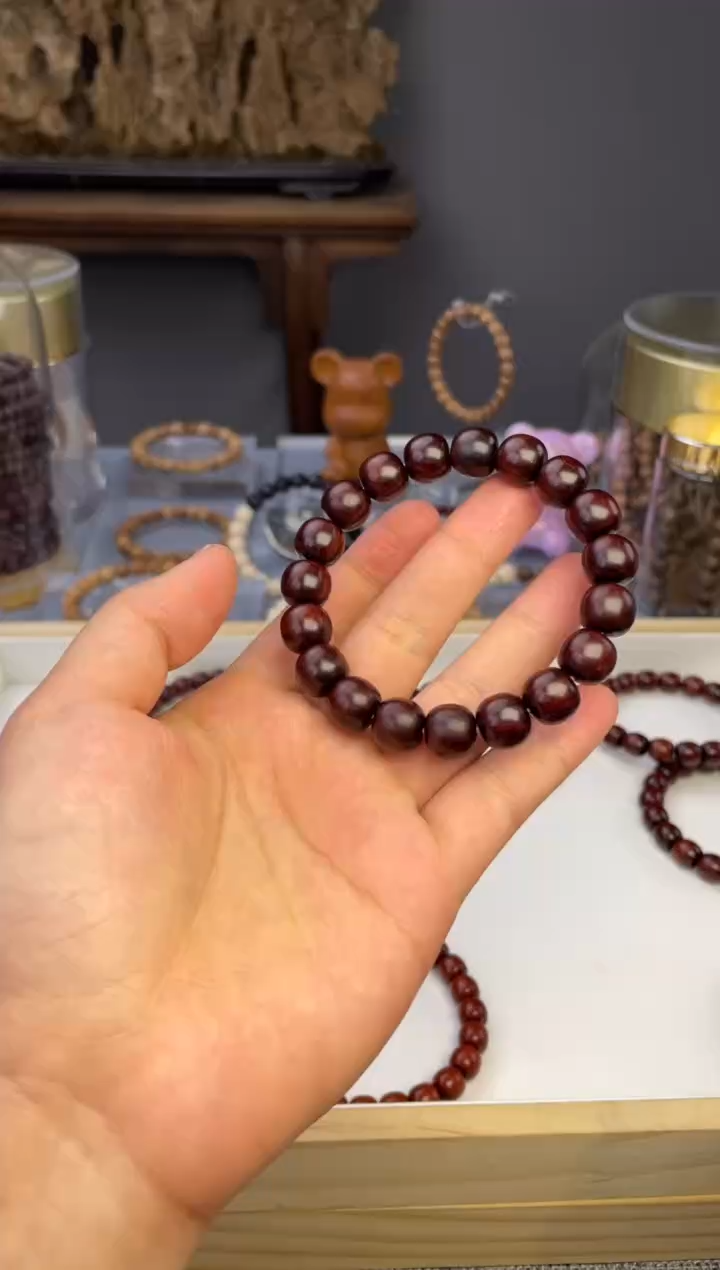 【闪购商品】小叶紫檀手串/手链10*11老型珠小叶紫檀