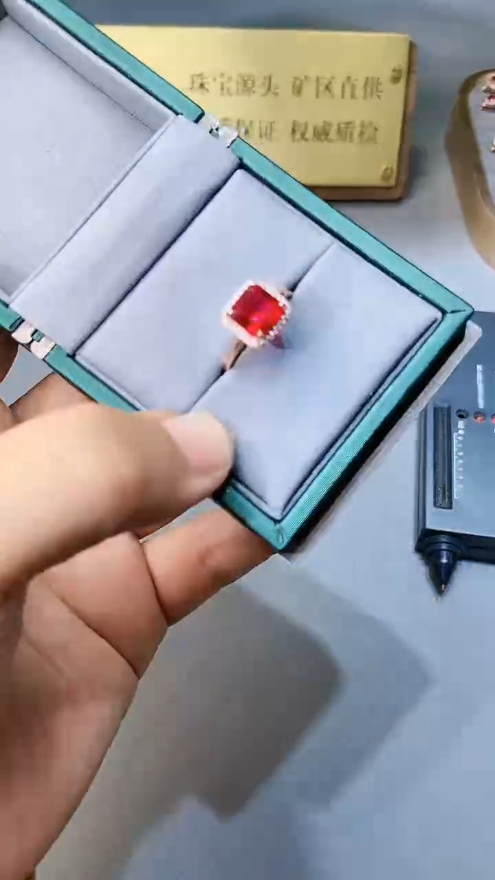 【闪购商品】红宝石戒指银S925镶嵌35