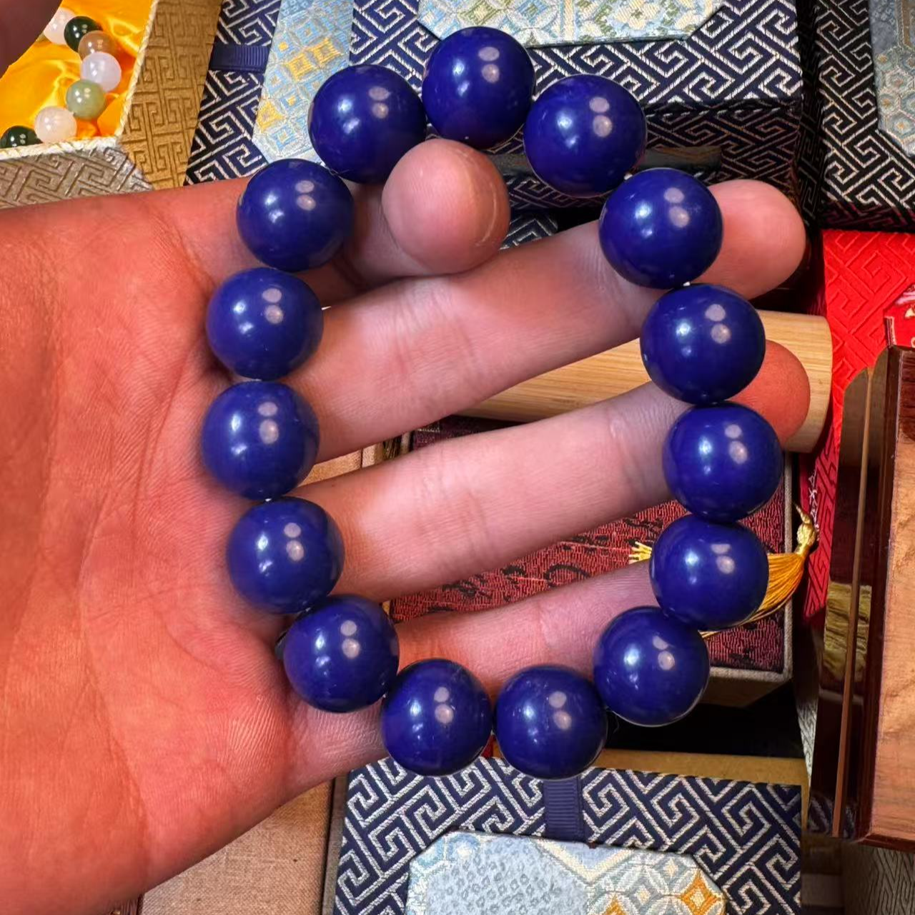 【闪购商品】-青金石手串圆珠