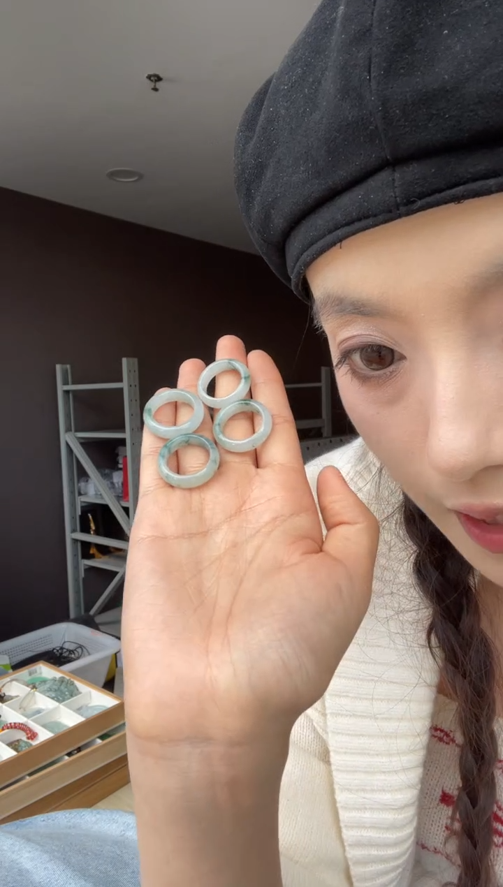 吊坠(不含链)未镶嵌翡翠天然缅甸A货翡翠14#圈口