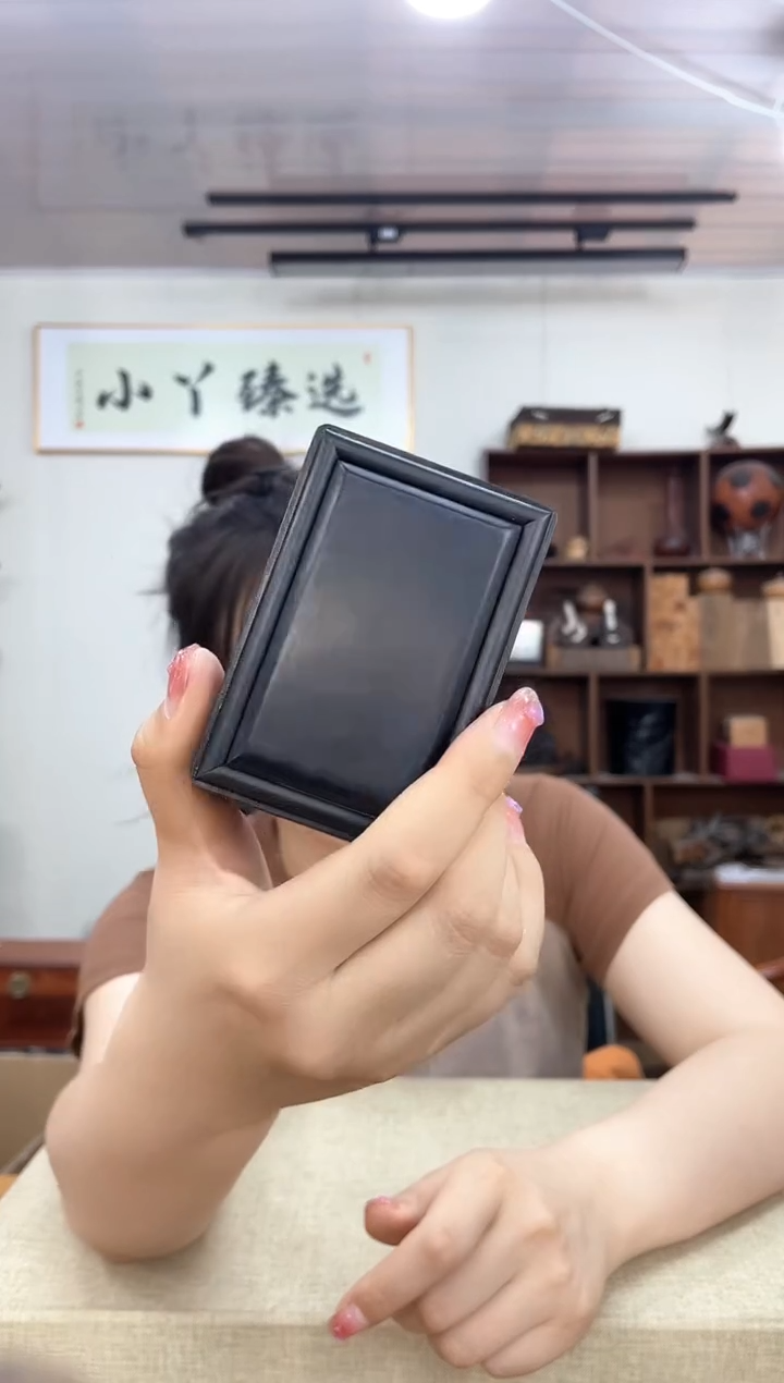乌木类端景台587紫光檀盒子木木木
