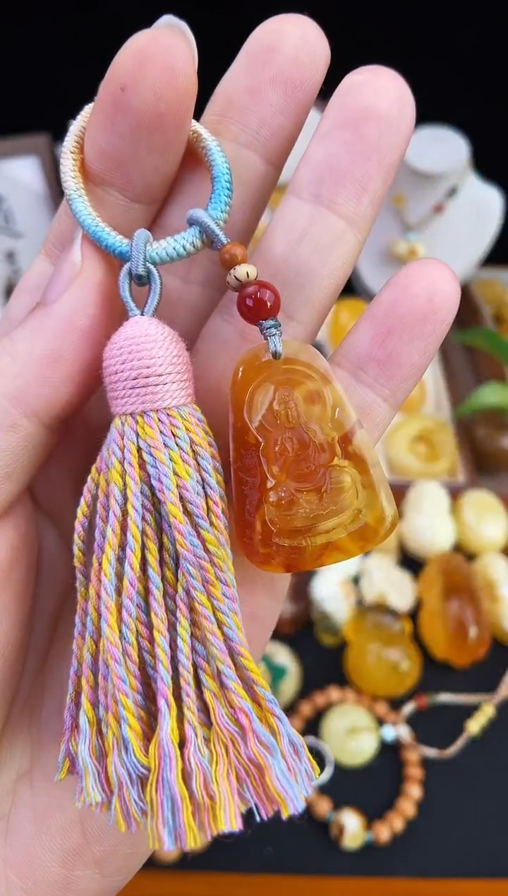 琥珀未镶嵌珠宝奇石柒月