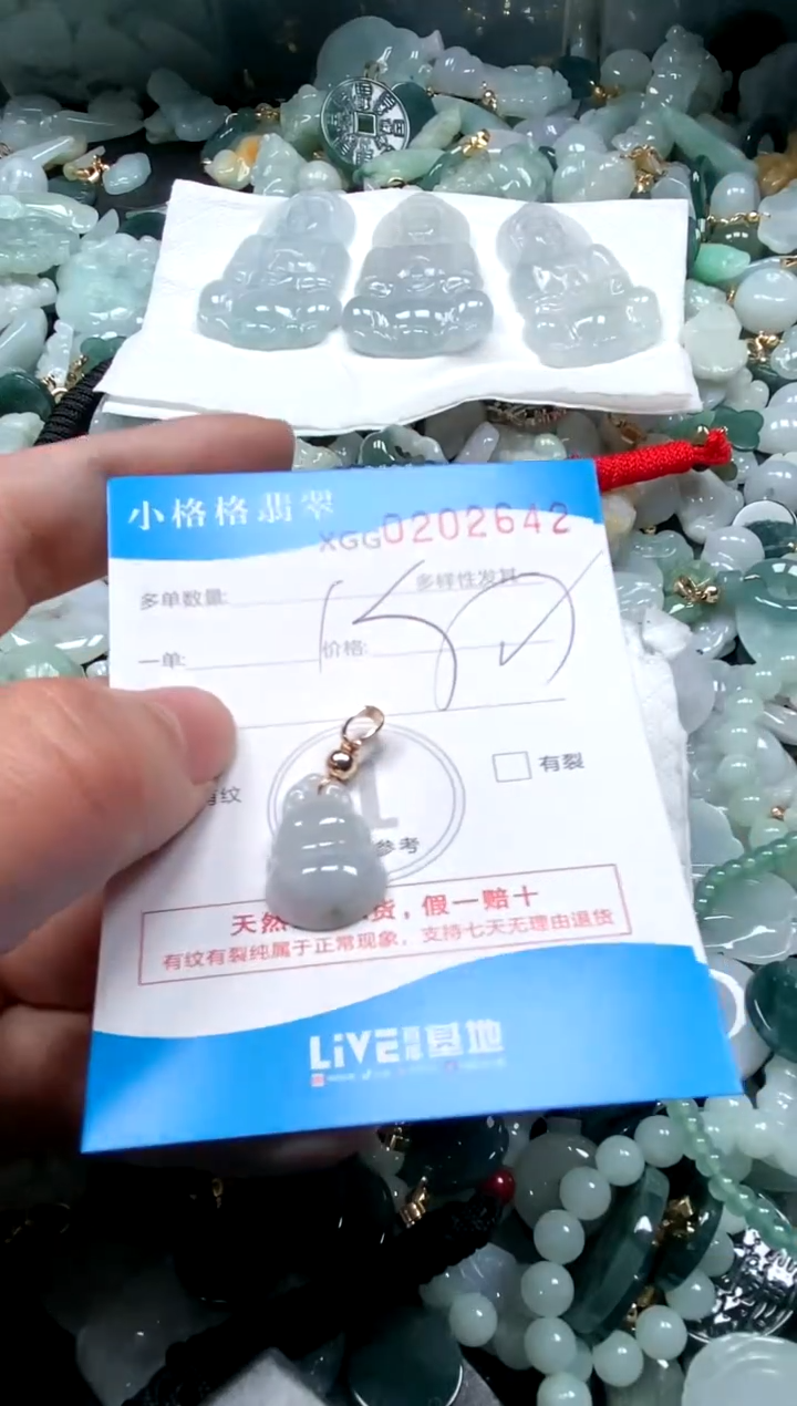 【闪购商品】翡翠颈饰未镶嵌闪购商品0202642