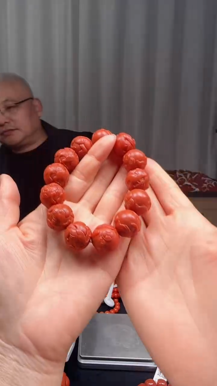 未镶嵌多样性发一件南红玛瑙18.9mm阿东寨马上有米手串