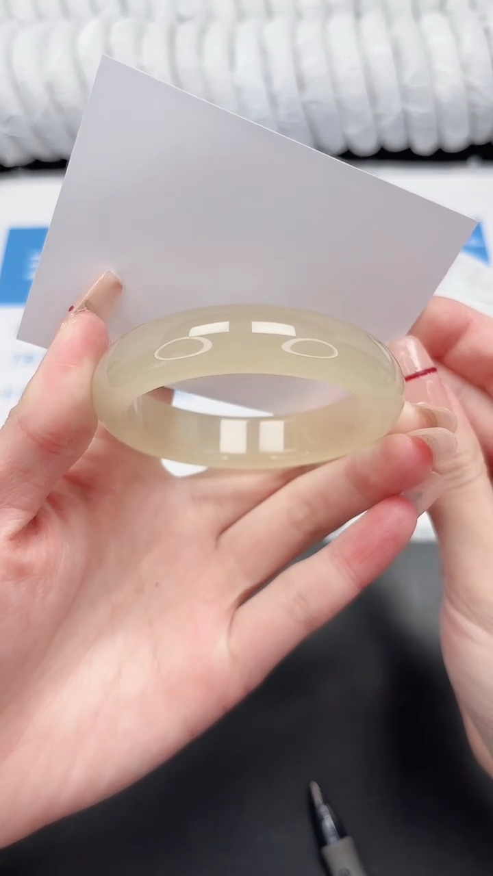 未镶嵌手镯石英质玉14-54OF