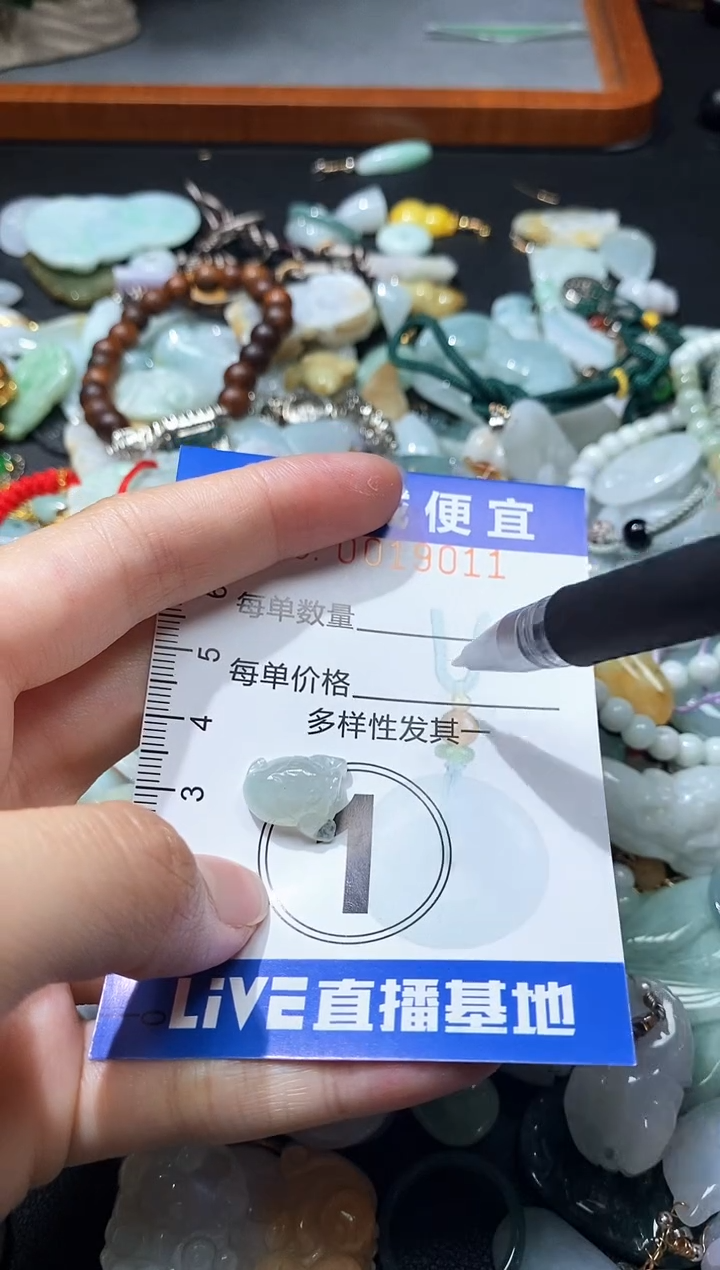 翡翠未镶嵌颈饰闪购0019011