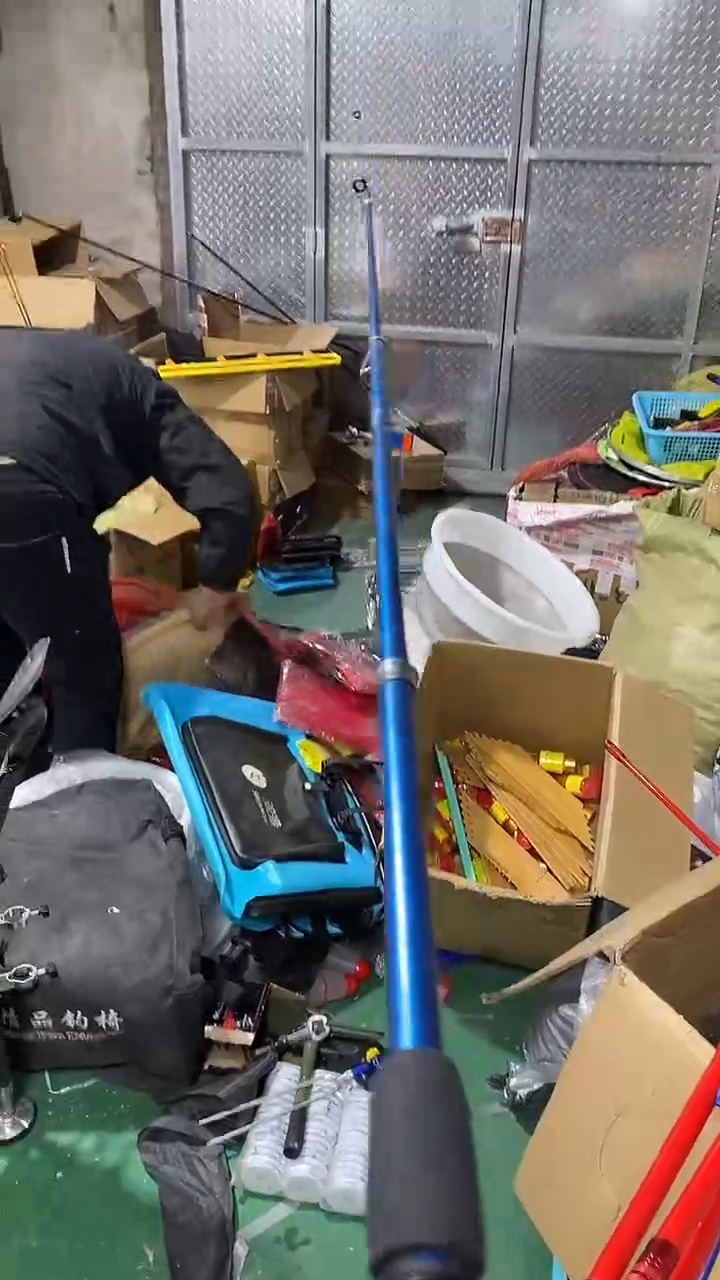 一米多小海竿三根  冰钓杆颜色随机微瑕