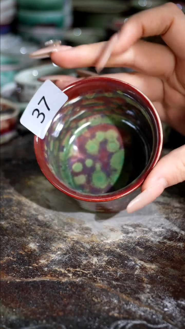 摆件精品窑变钧瓷茶器