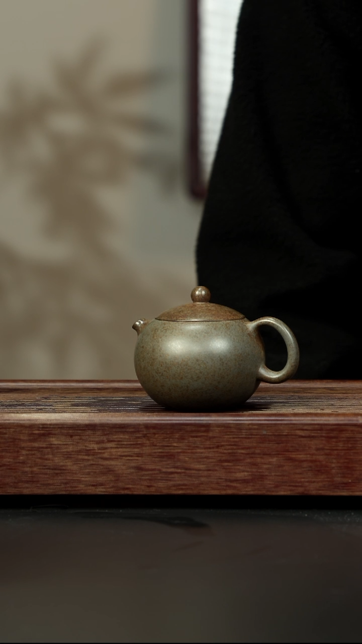 茶壶紫砂蟹壳青柴烧 西施