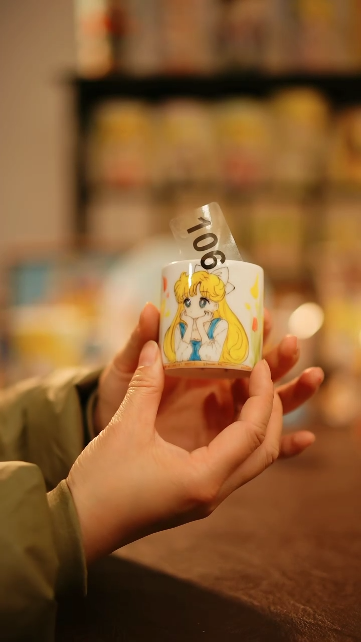 【闪购商品】杯景德镇高温釉下彩手绘陶瓷106