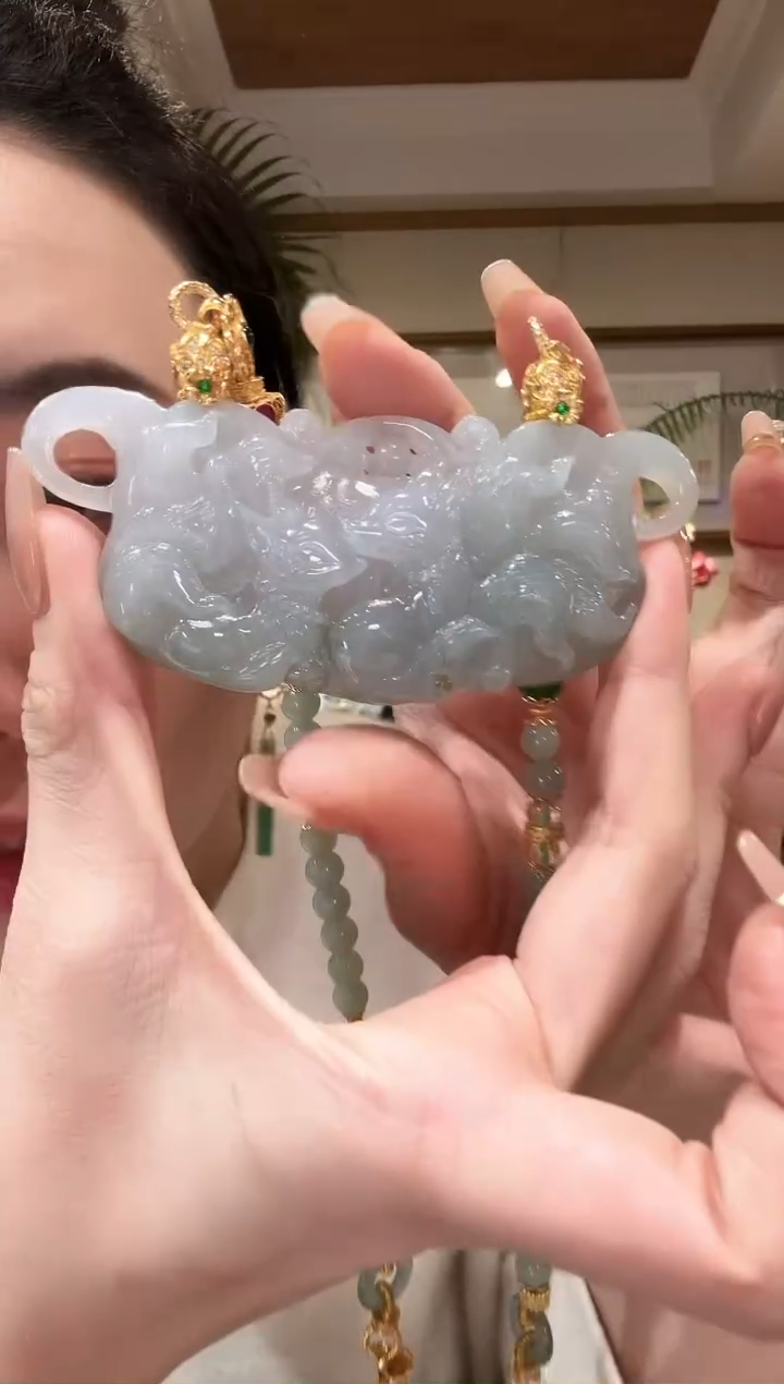 【闪购商品】翡翠颈饰未镶嵌国风