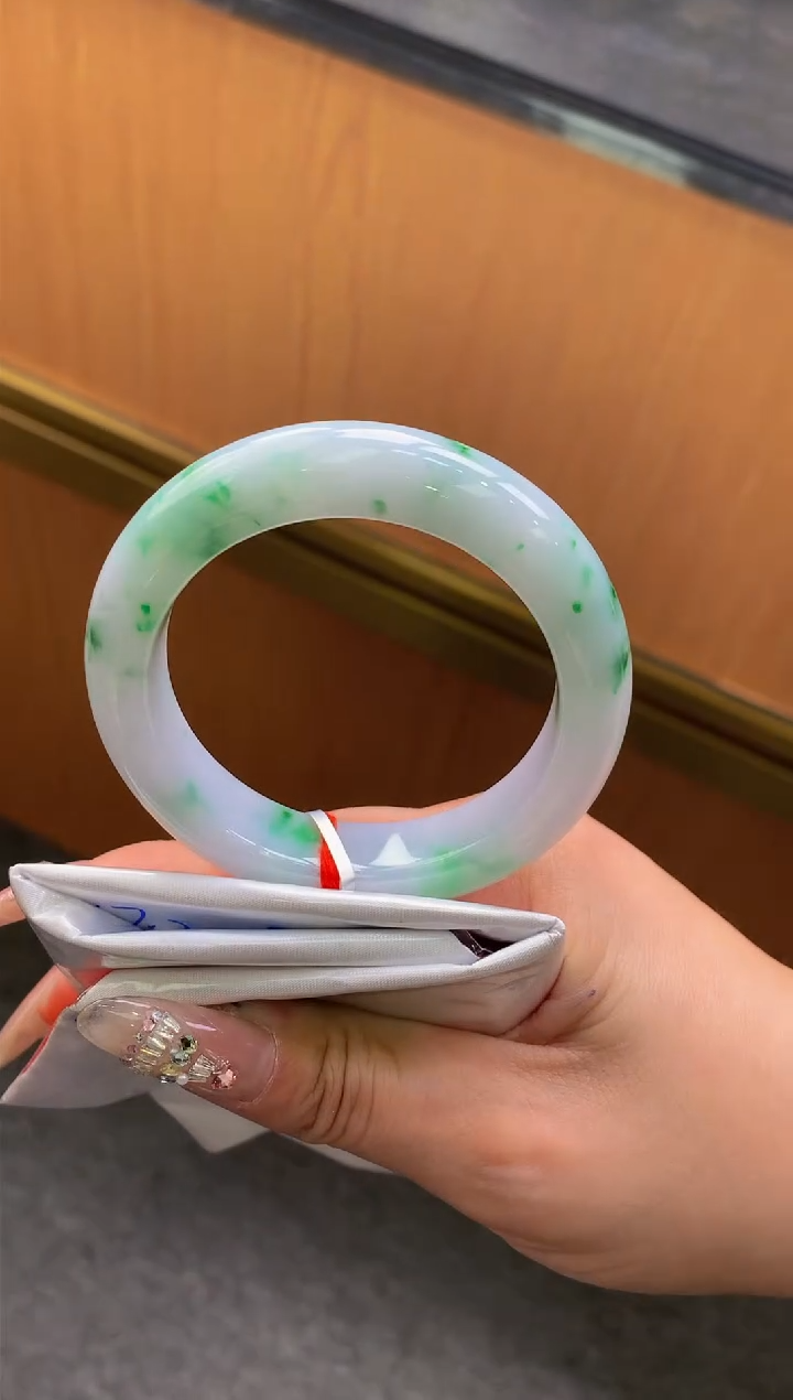 未镶嵌手镯翡翠-F226-正圈52.2