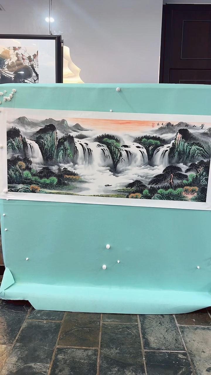 【闪购商品】国画房光友翠山烟云绘画作品