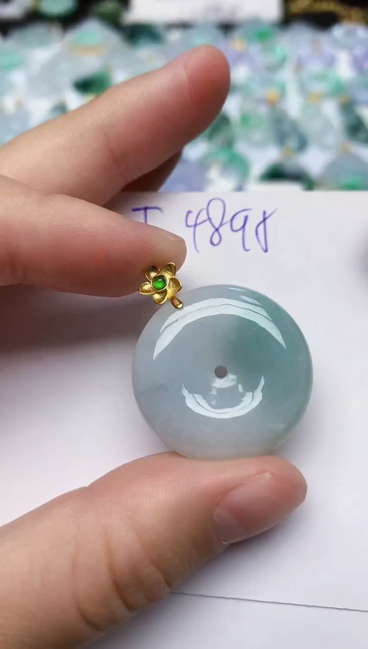 颈饰未镶嵌翡翠天然缅甸A货翡翠百元以上9元证书费自理