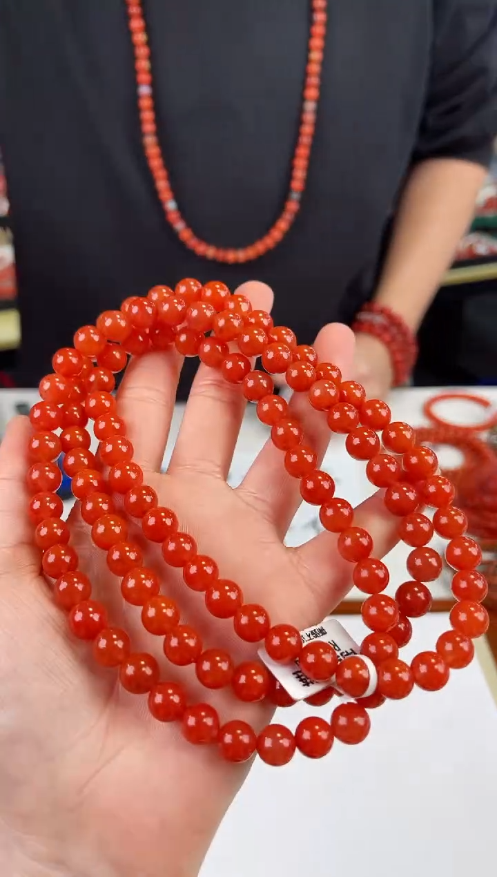 【闪购商品】南红玛瑙保山多圈8+未镶嵌一个/条