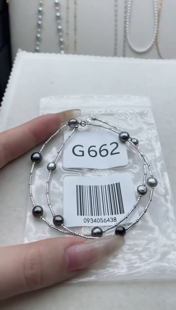 【闪购商品】海水珍珠项链18K金镶嵌G662