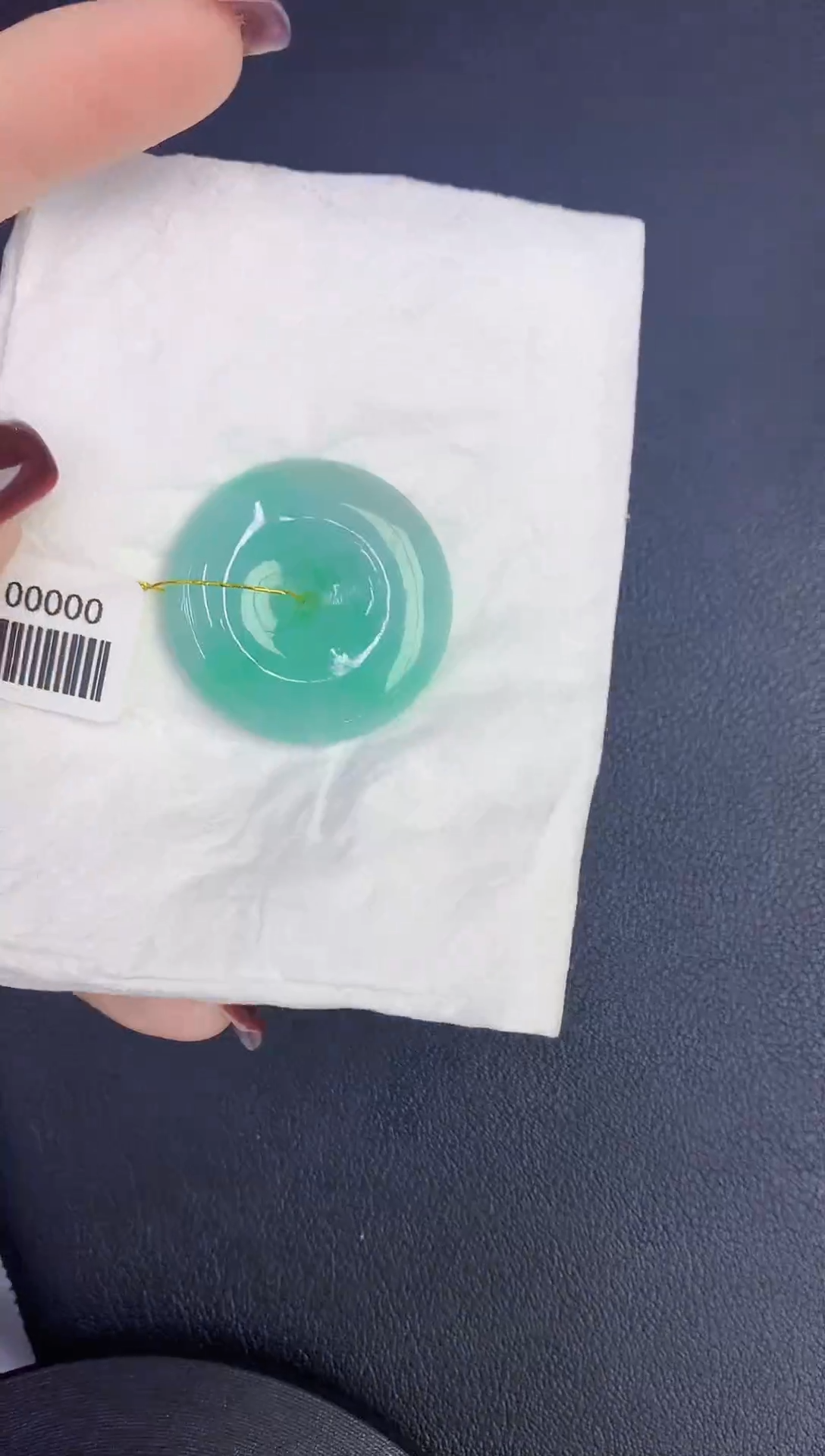 颈饰未镶嵌翡翠缅甸天然翡翠A货