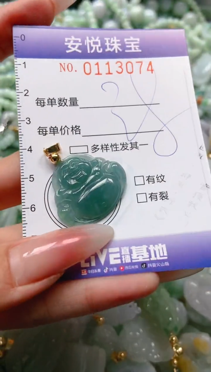 【闪购商品】翡翠颈饰未镶嵌闪购0113074