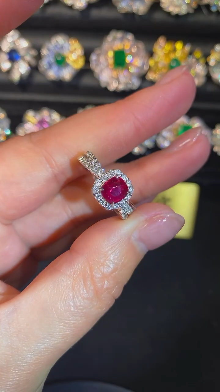 【闪购商品】红宝石戒指未镶嵌1.02ct