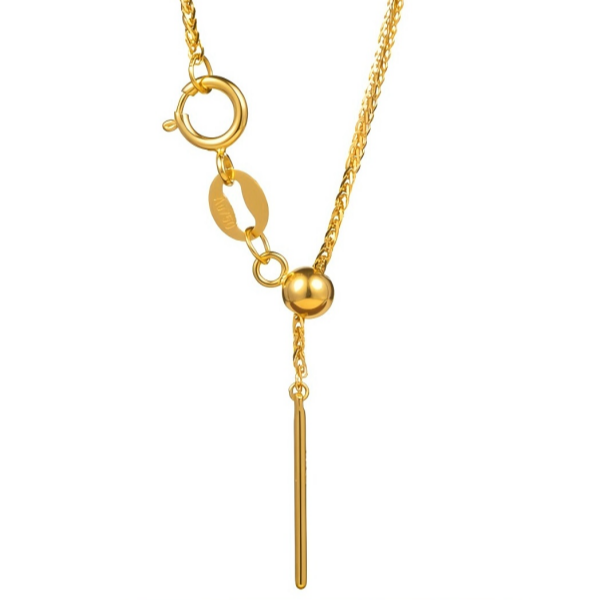 【玉总专属】18k金 针式调节肖邦项链 45厘米 E348