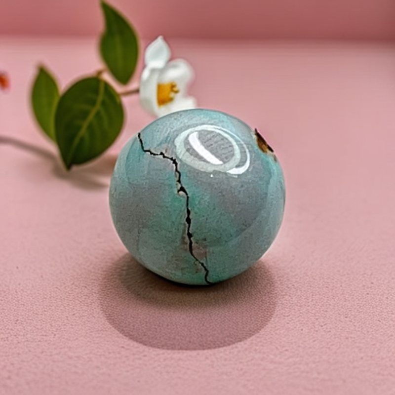 原矿高瓷绿松石圆珠