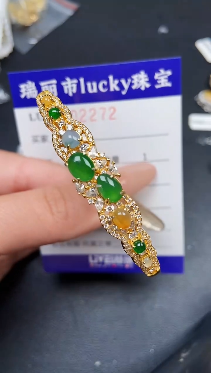 【闪购商品】翡翠颈饰银S925镶嵌2272