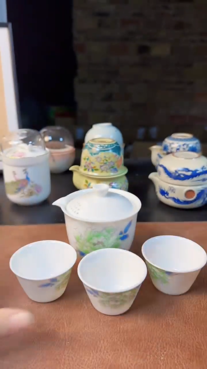 【闪购商品】杯德化白瓷，快客茶具