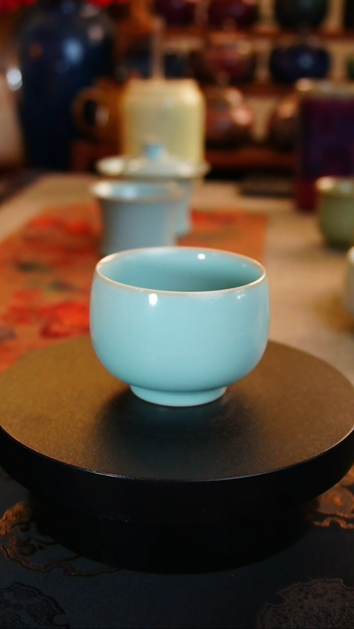 【闪购商品】瓷片275  汝瓷罗汉杯  Z