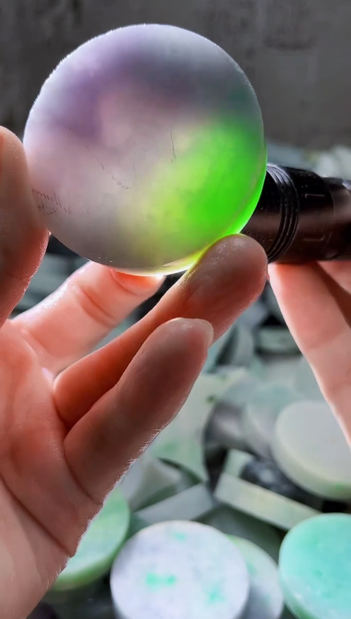 裸石翡翠天然翡翠A货玉 南 965