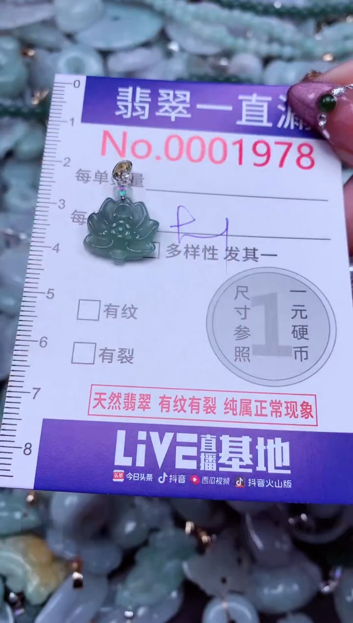 吊坠(不含链)未镶嵌翡翠1978