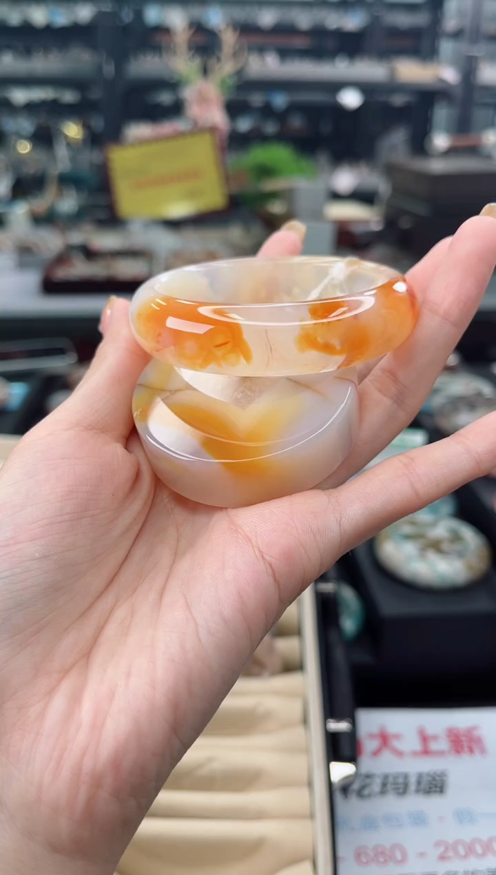 【闪购商品】石英质玉手镯未镶嵌58圈口（赠品镯心）6656256