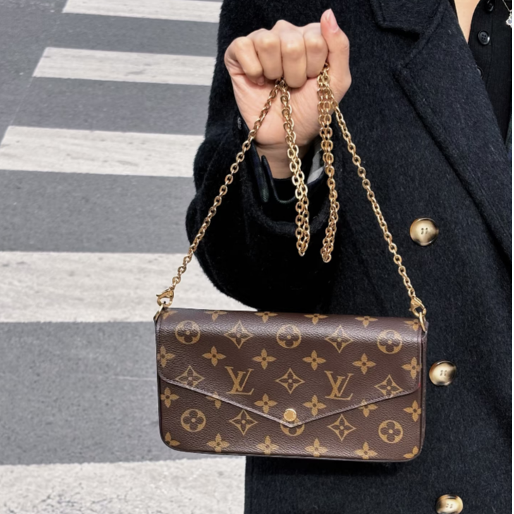 95新 LouisVuitton/路易威登 lv 老花三合一斜挎包bwz12819