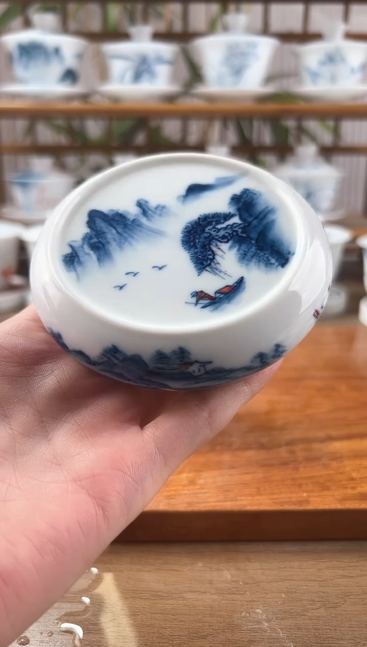 白**人全品千里江山大盖置